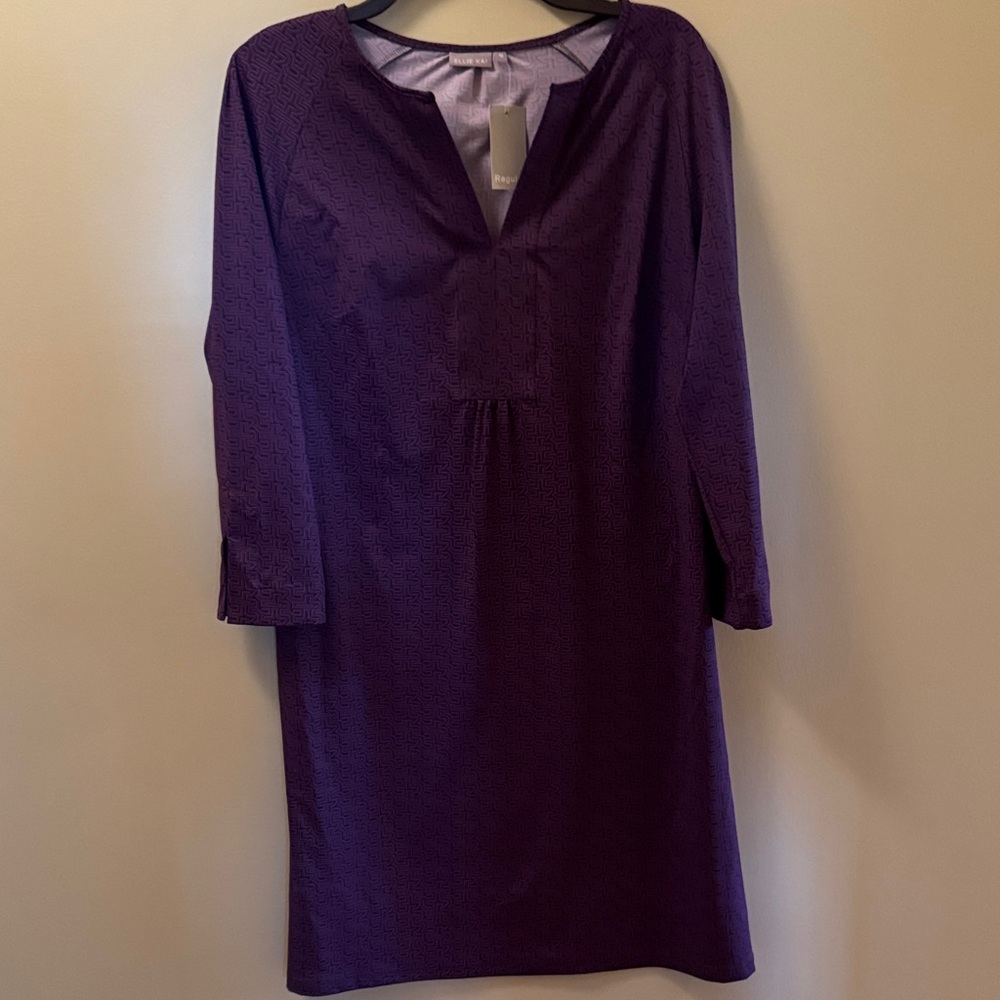 Elegant Purple Women's Dress